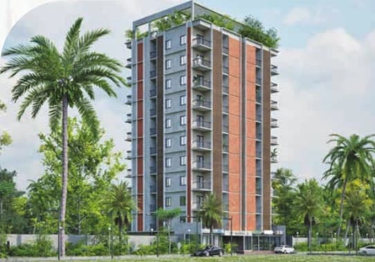 প্রোজেক্ট প্রোফাইলে থাকা Suffah Tower-এর এক্সটেরিয়র ভিউ